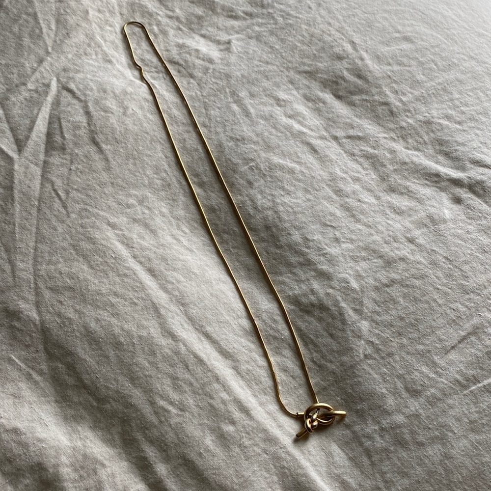 Gold Rope Chain Necklace